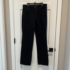 Style & Co Womens Black Sraight Leg Jeans Size 10
